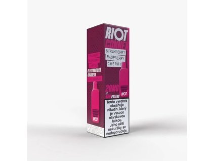 RIOT Connex POD náplň - Strawberry Raspberry Cherry (Nikotin 10 mg - Kolek Q)