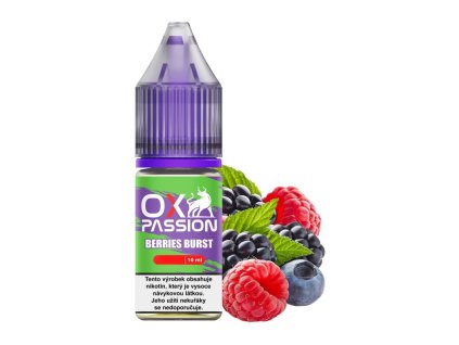 Nikotinová sůl Oxva OX Passion - Berries Burst 10ml (Nikotin 10 mg - Kolek R)