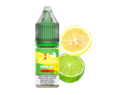Nikotinová sůl Oxva OX Passion - Lemon Lime 10ml (Nikotin 10 mg - Kolek R)