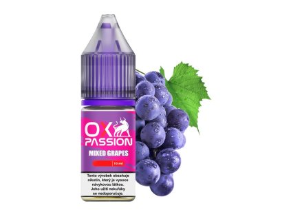 Nikotinová sůl Oxva OX Passion - Mixed Grapes 10ml (Nikotin 10 mg - Kolek R)