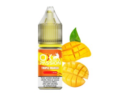 Nikotinová sůl Oxva OX Passion - Triple Mango 10ml (Nikotin 10 mg - Kolek R)