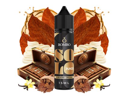 Příchuť SNV Bombo - Solo Juice - Cubano Cream 15ml