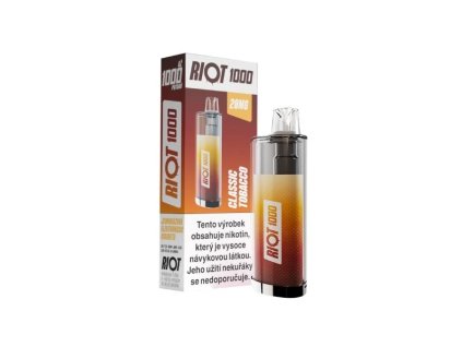 Riot 1000 classic tobacco