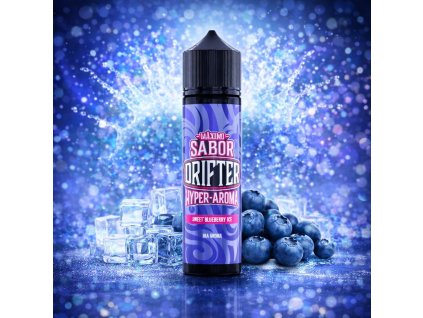 velky juice sauz drifter juice hyper sweet blueberry ice 5ml 60ml shake and vape