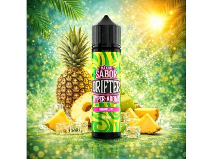 velky juice sauz drifter juice hyper pineapple icee 5ml 60ml shake and vape