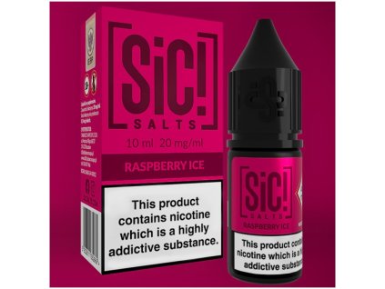 Nikotinová Sůl Sic! Salts - Raspberry Ice 10ml - 10mg