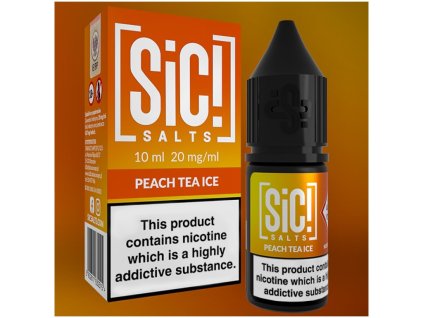 Nikotinová Sůl Sic! Salts - Peach Tea Ice 10ml - 10mg