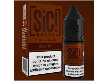 Nikotinová Sůl Sic! Salts - Cola Ice 10ml - 10mg