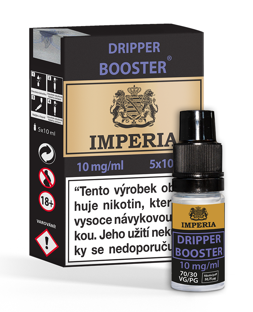 BOOSTER IMPERIA Dripper VPG 70/30 5x10ml / booster imperia dl 70/30 dripper Nikotin: 10 mg - Kolek R