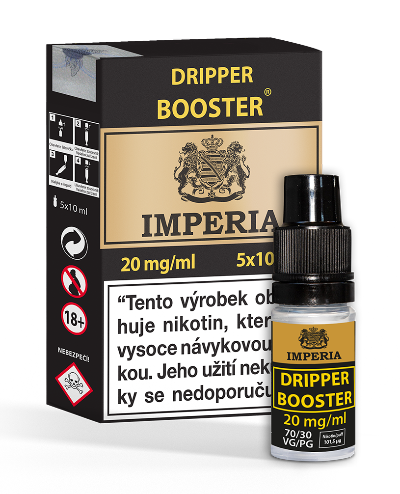 BOOSTER IMPERIA Dripper VPG 70/30 5x10ml / booster imperia dl 70/30 dripper Nikotin: 20 mg - Kolek R