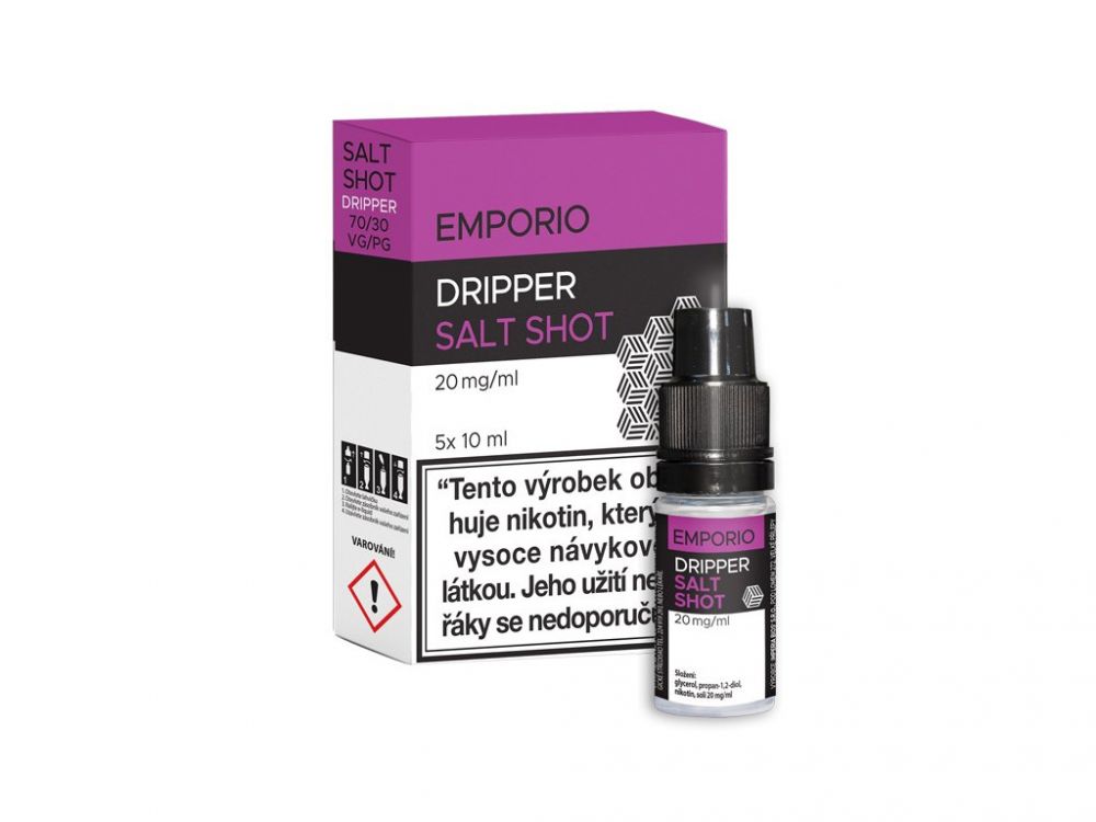 Imperia BOOSTER EMPORIO Nic Salt Dripper VPG 70/30 5x10ml - 20mg nikotinu/ml