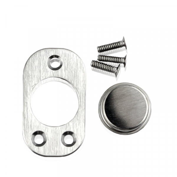 Dovpo ABYSS button kit TYP: Brushed Steel (circle)