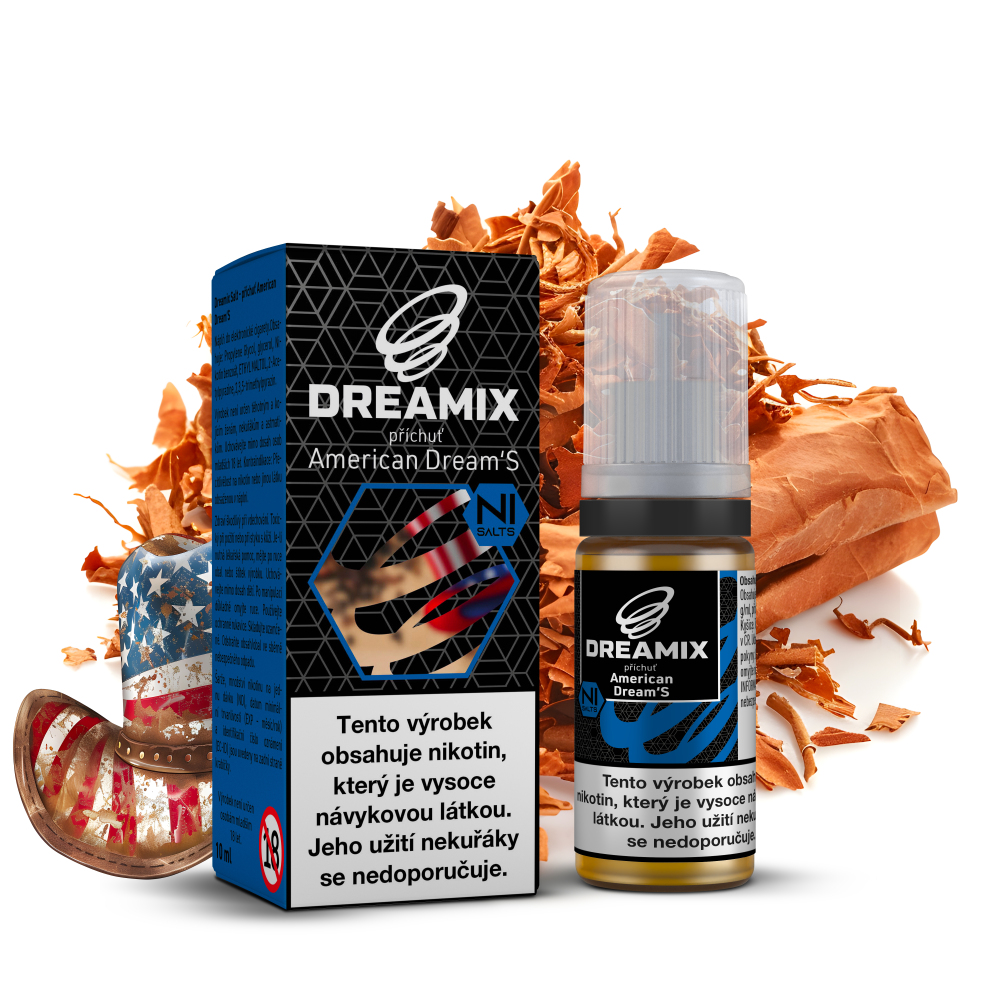 Nikotinová sůl Dreamix American Dream's – americký tabák, 20 mg