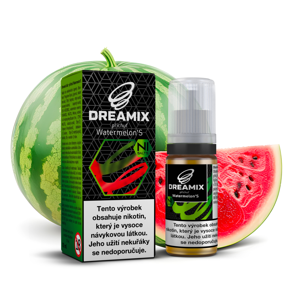 Nikotinová sůl Dreamix Watermelon's – vodní meloun, 20 mg