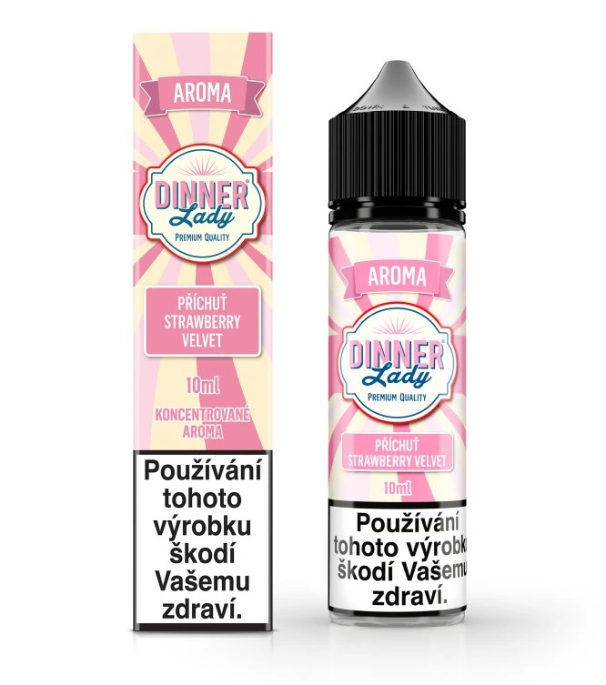 Příchuť Dinner Lady Desserts Strawberry Velvet 10ml