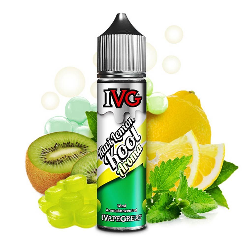 I love VG (UK) Příchuť IVG - Kiwi Lemon Kool 18ml SnV