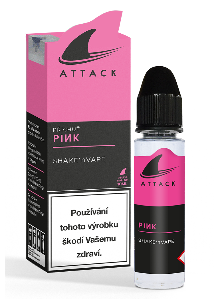 Příchuť Imperia - Shark Attack - Pink / Jahodovo-malinový mix s rybízem 10ml SnV