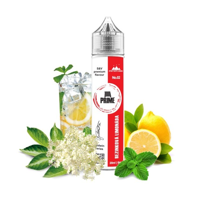 Star Taste Liquids Příchuť Prime Bezinková Limonáda SnV 10ml