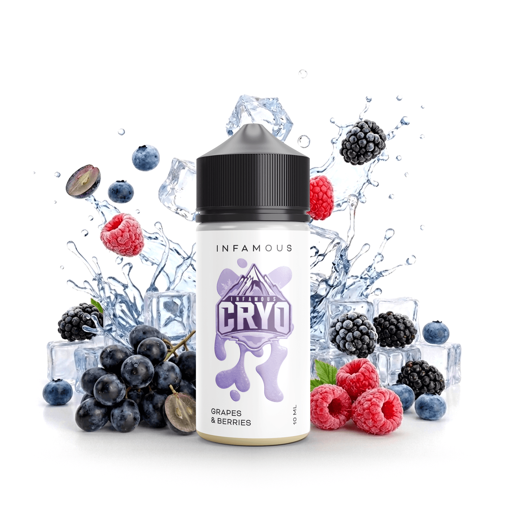 Příchuť Infamous Cryo - Grapes and Berries / Hrozny a lesní plody 10ml/100 SnV