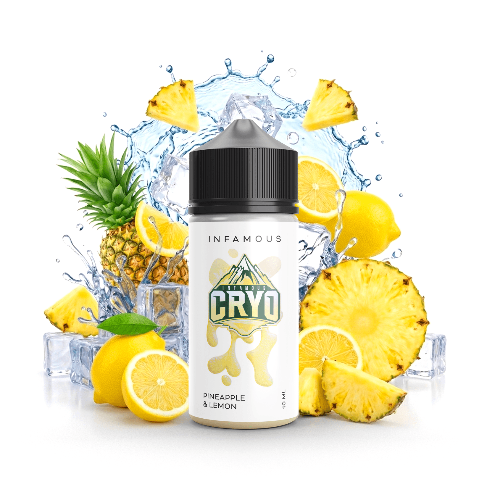 Příchuť Infamous Cryo - Pineapple Lemon / Ananas a citron 10ml/100 SnV