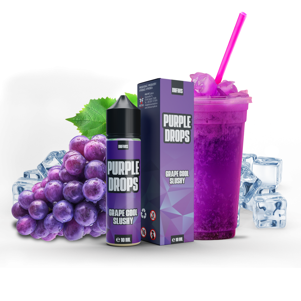 Příchuť Infamous Drops - Purple Drops / Hroznová limonáda 10ml SnV
