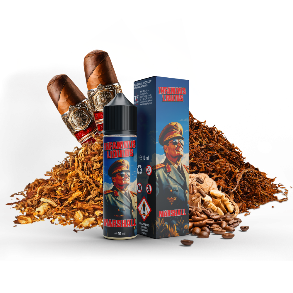 Příchuť SNV Infamous Special - Marshall - doutník s oříšky, 10ml