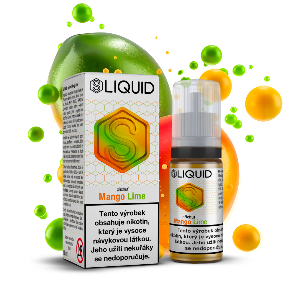 S - Liquid SLiquid - Mango a limetka / Mango-Lime Nikotin: 10 mg