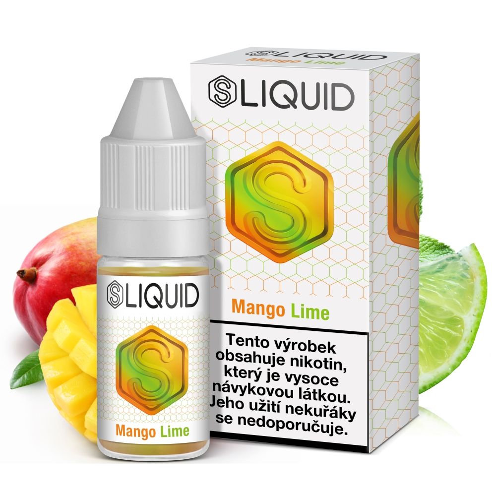 S - Liquid SLiquid - Mango a limetka / Mango-Lime Nikotin: 10 mg