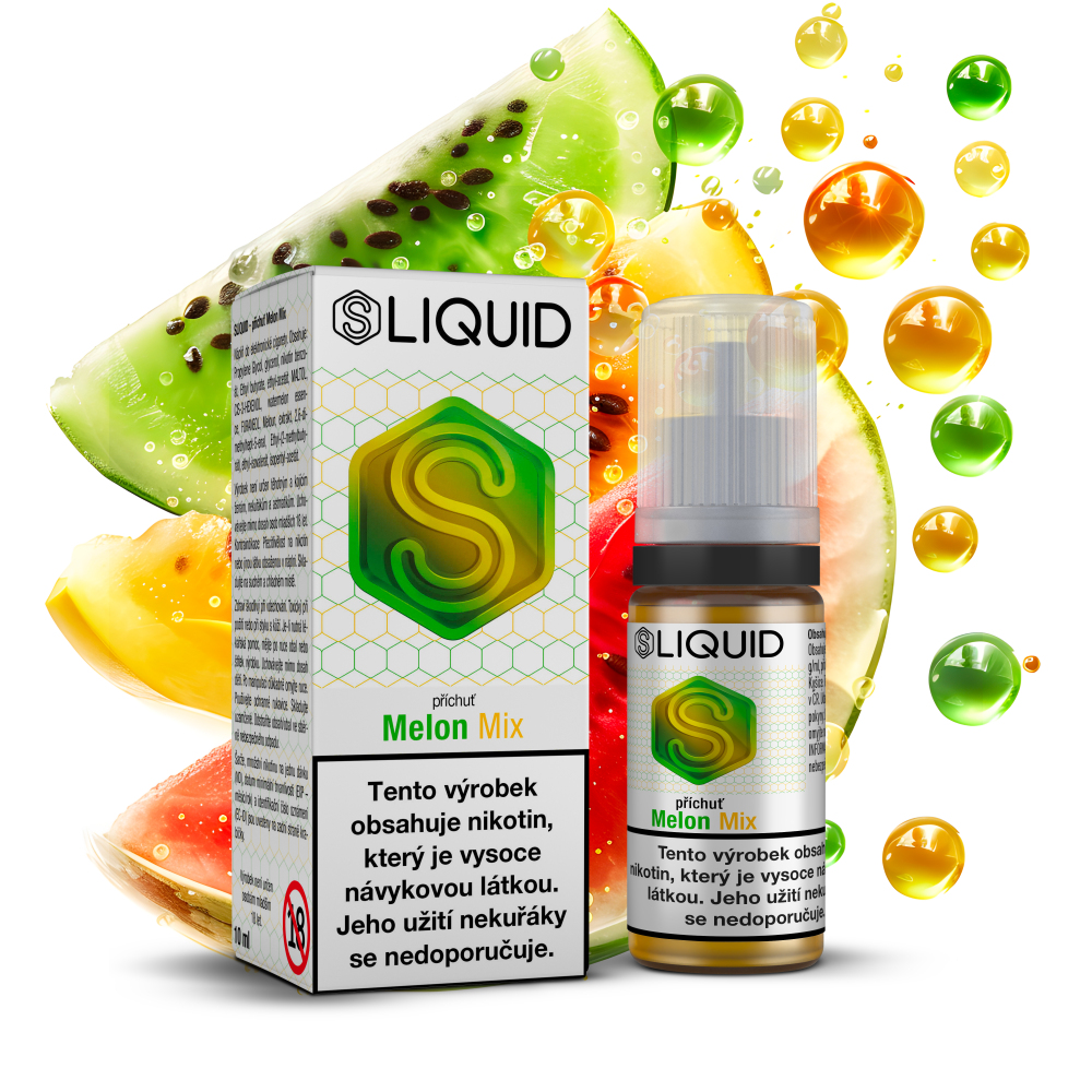 S - Liquid SLiquid - Melounový mix - Melon Mix Nikotin: 10 mg