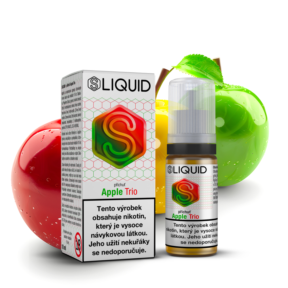 S - Liquid SLiquid - Trojité jablko - Apple Trio Nikotin: 10 mg