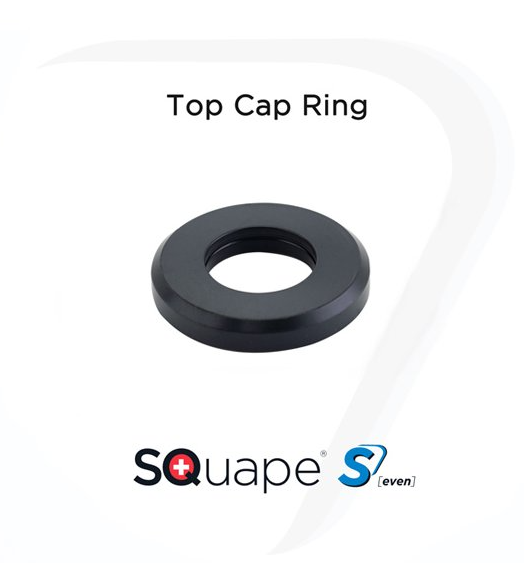 StaattQualm SQuape S[even] BF RDA - Top Cap Ring Ultem Black