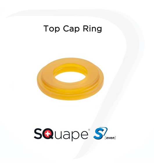 StaattQualm SQuape S[even] BF RDA - Top Cap Ring Ultem Natural