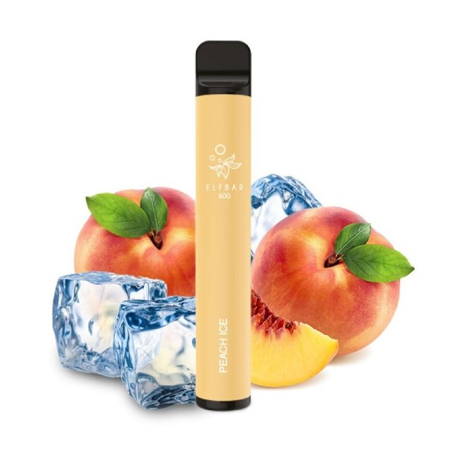 ELF BAR 600 jednorázová ecigareta Peach Ice - 20mg