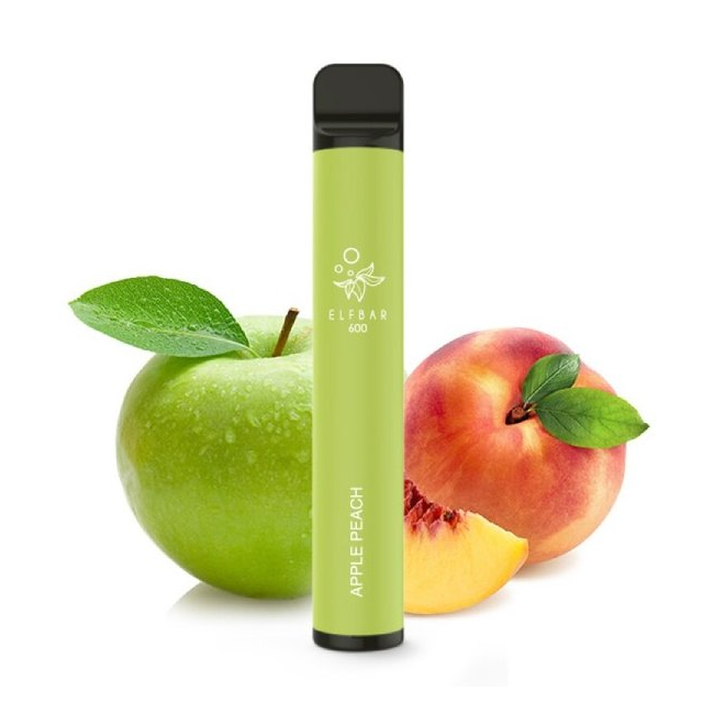 ELF BAR 600 jednorázová ecigareta Apple Peach - 20mg