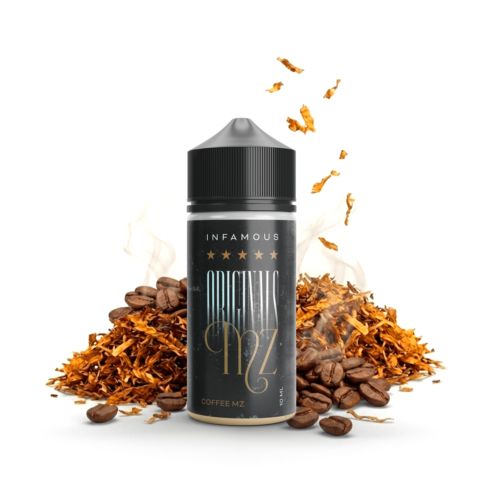 Příchuť SNV Infamous Originals - Coffee MZ - tabák s kávou 10ml/100