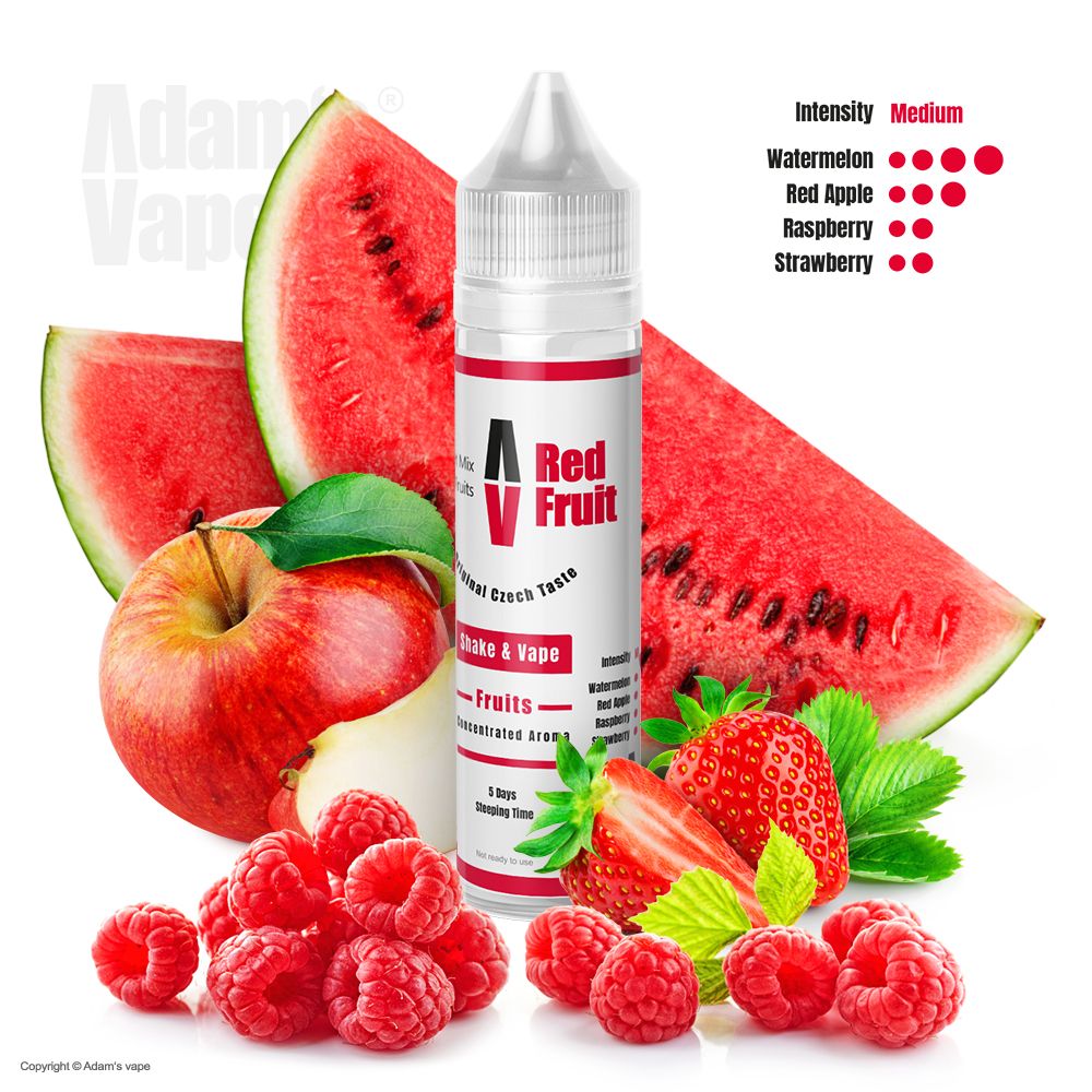 Příchuť Adams vape SnV: Red Fruit / Mix červeného ovoce 10ml