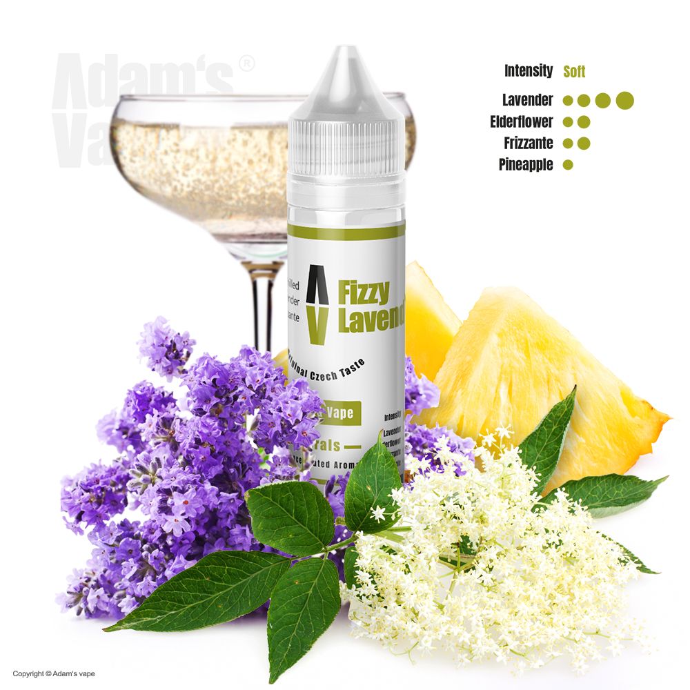Příchuť Adams vape SnV: Fizzy Lavender / Bylinkové frizzante 10ml