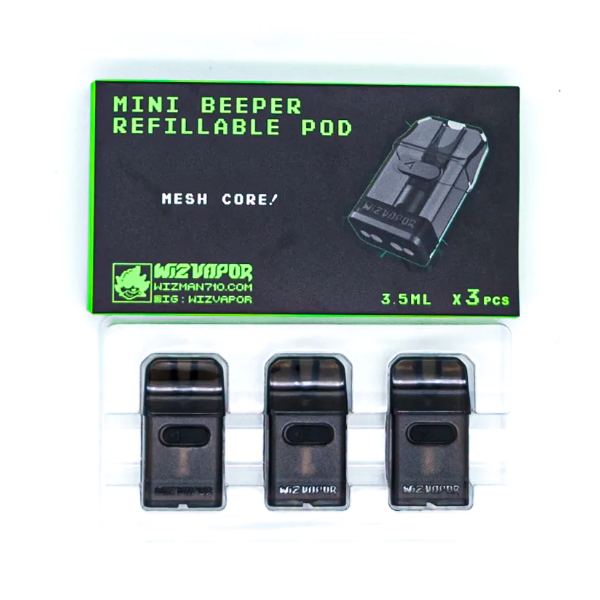 Wizman WizVapor Mini Beeper POD - náhradní POD cartridge 3ks - 0.8 Ohm