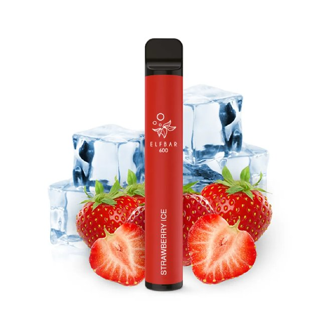 ELF BAR 600 jednorázová ecigareta Strawberry Ice - 20mg