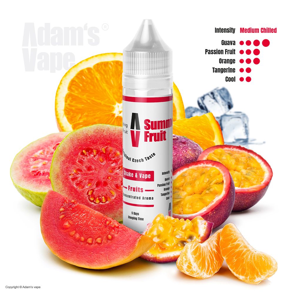 Příchuť Adams vape SnV: Summer Fruit / Tropické ovoce na ledu 10ml
