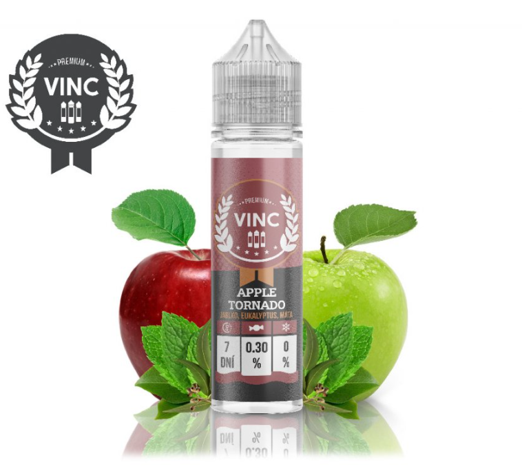 Příchuť VINC Apple Tornado Shake and Vape 10ml