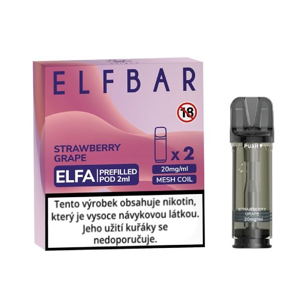 ELF BAR ELFA POD náplň Strawberry Grape