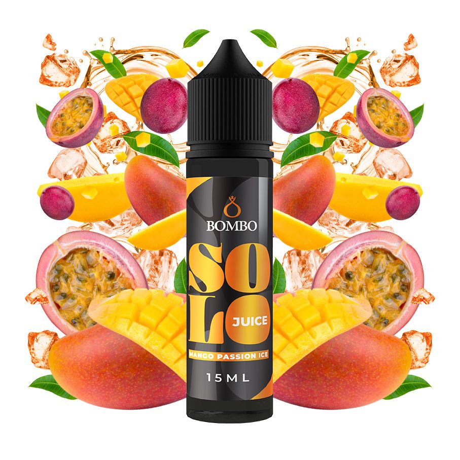 Příchuť SNV Bombo - Solo Juice - Mango Passion Ice 15ml