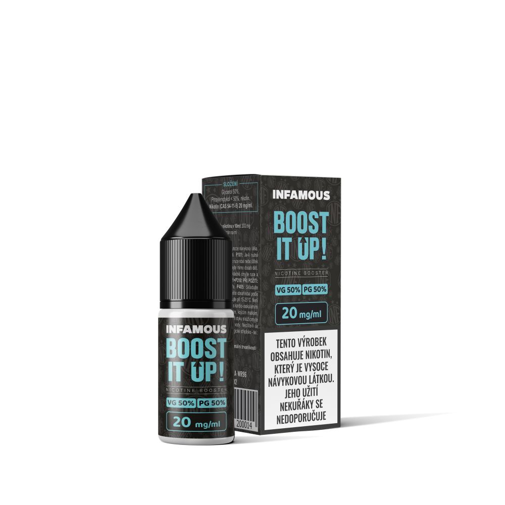 Infamous Booster MTL 50/50 - 20mg 10ml