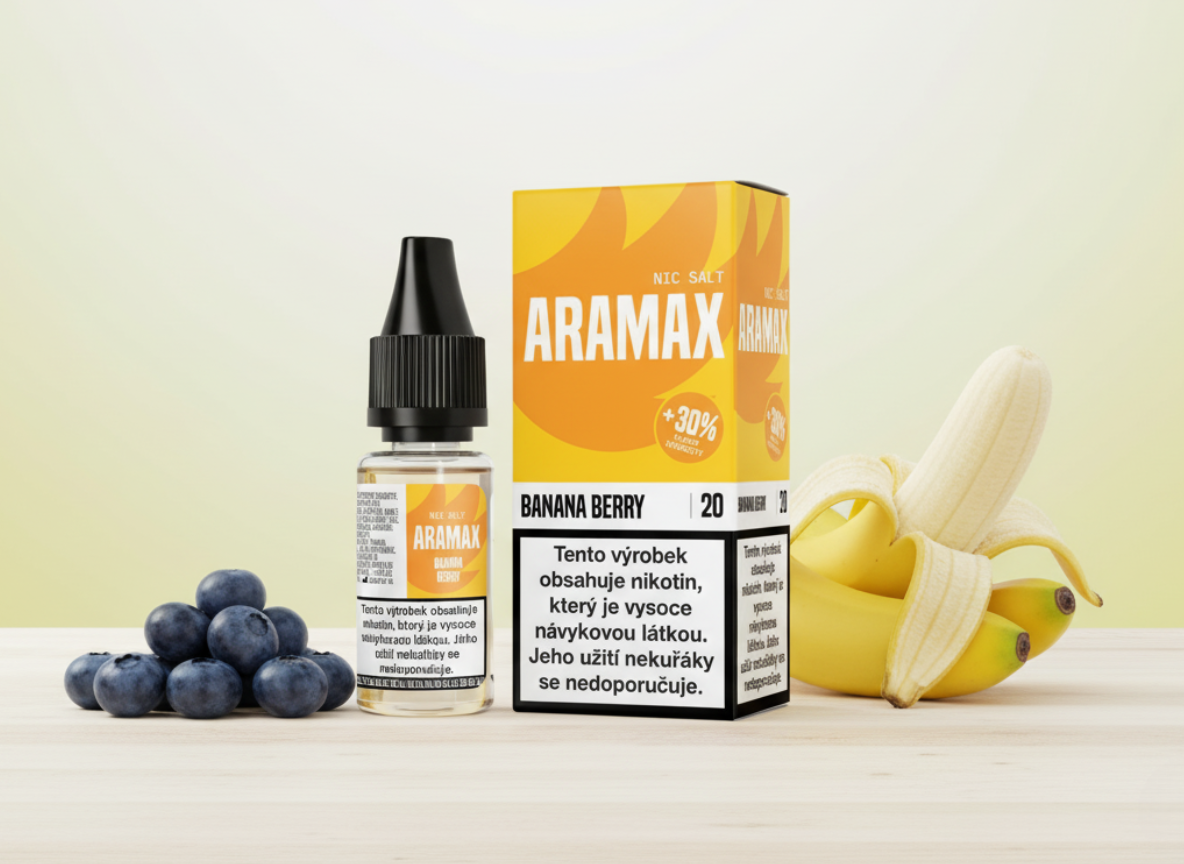 Aramax Aramax Salt - Banana Berry 10ml Nikotin: 10 mg - Kolek Q