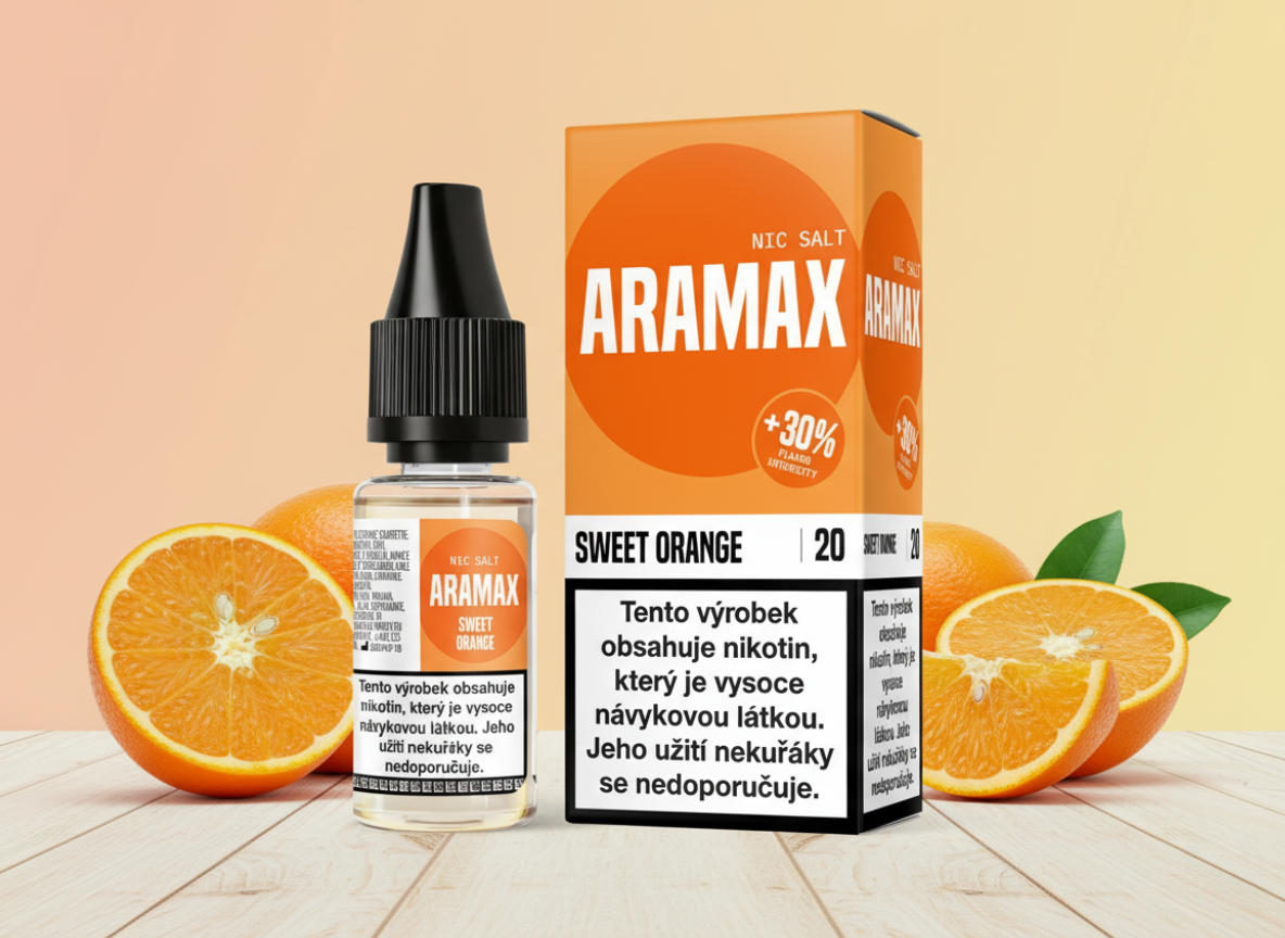 Aramax Aramax Salt - Sweet Orange 10ml Nikotin: 10 mg - Kolek Q
