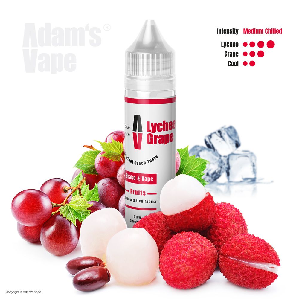 Příchuť Adams vape SnV: Lychee Grape / Liči s hrozny na ledu 10ml