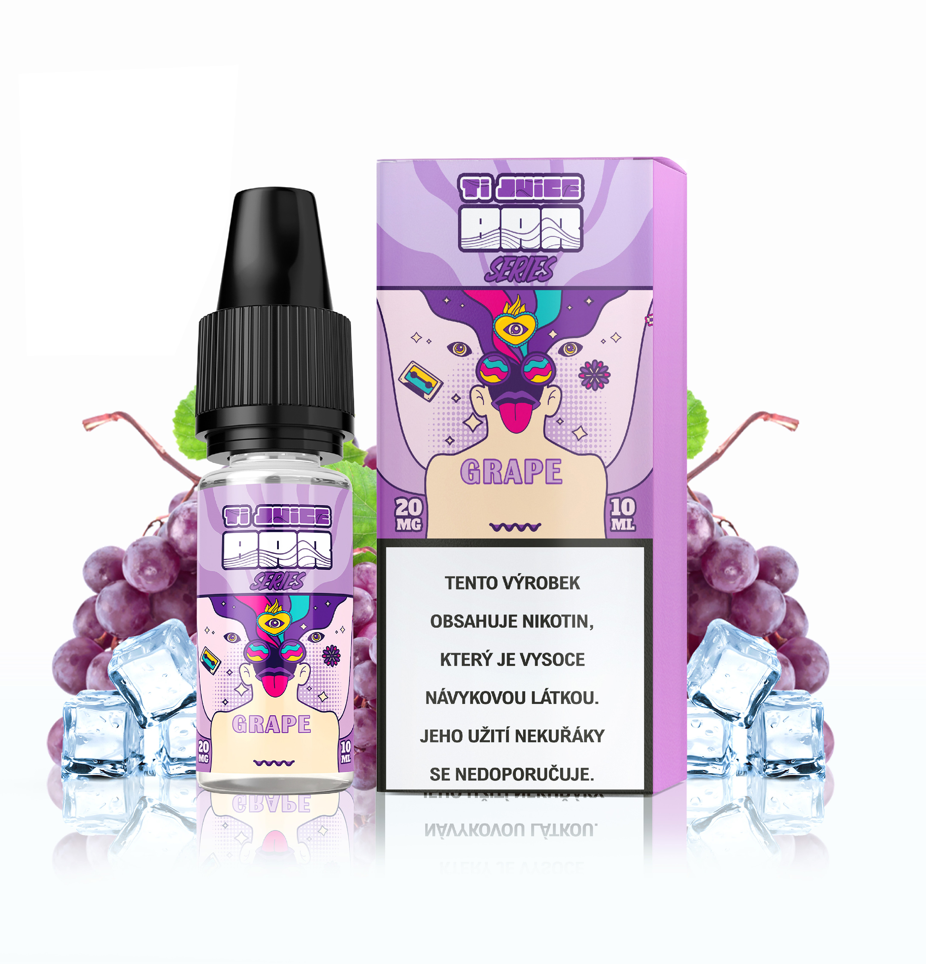 TI Juice Bar Series NicSalt - Grape - 20 mg