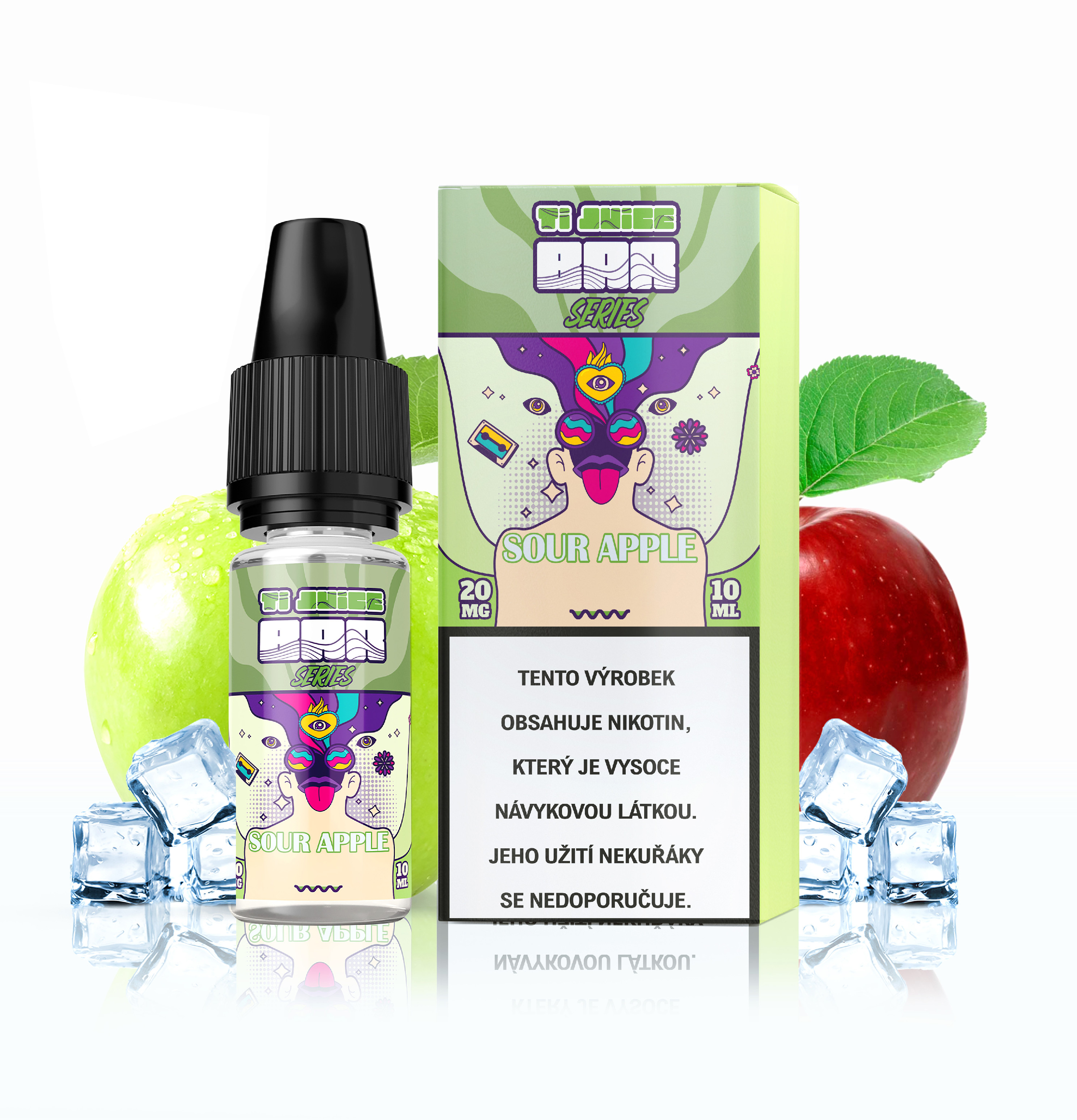 TI Juice Bar Series NicSalt - Sour Apple - 20 mg