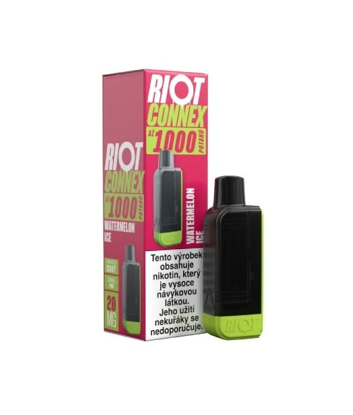 Riot Squad RIOT Connex 1000 POD náplň - Watermelon Ice Nikotin: 20 mg